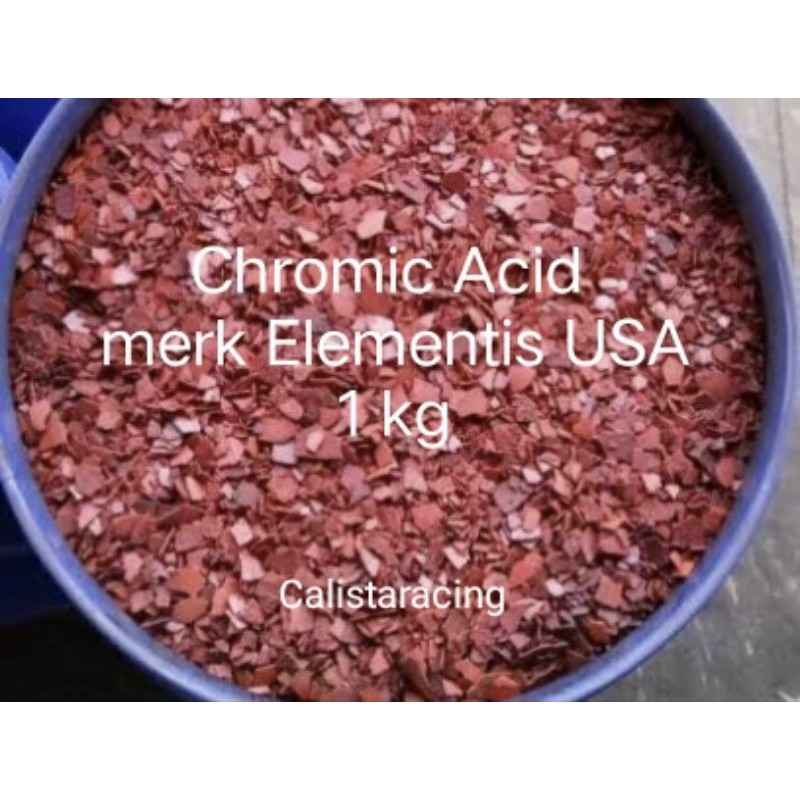 chromic acid elementis USA 1kg / kromik acid / asam kromat