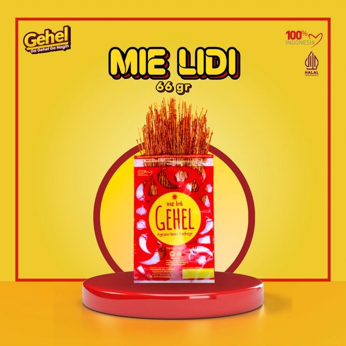 

viral.shop8 Gehel Mie lidi 66gr - Makanan Ringan - Original Asin