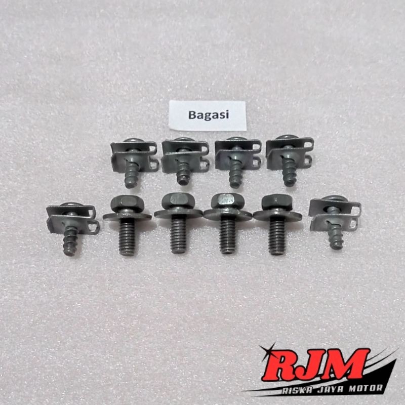 Baut Full Set Cover Bodi Body Bagasi Belakang Yamaha Fino 115 PGM-FI