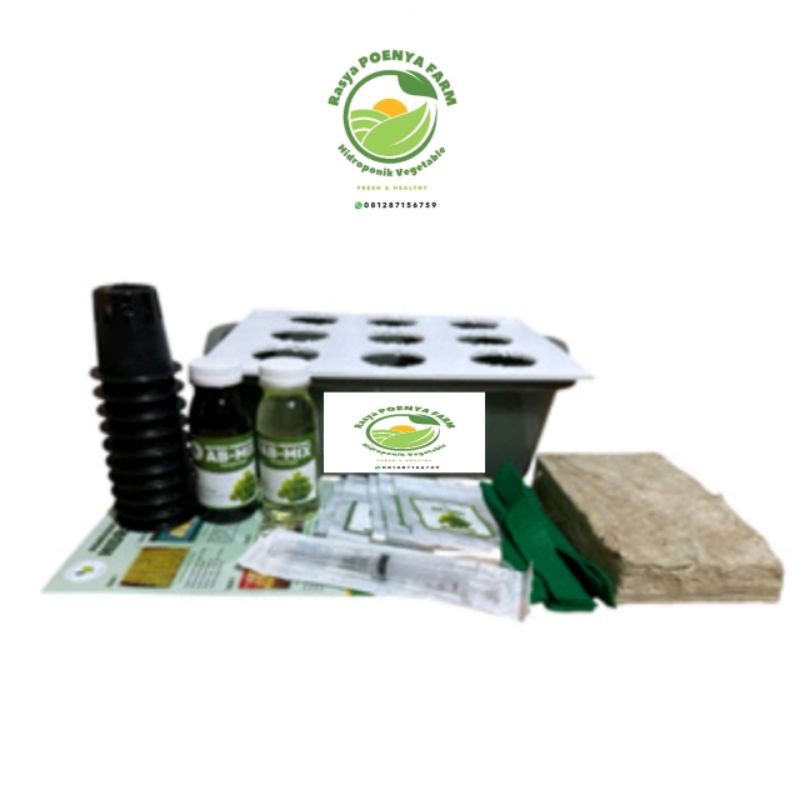 Hidroponik set/paket Hidroponik pemula lengkap 18 lubang Co