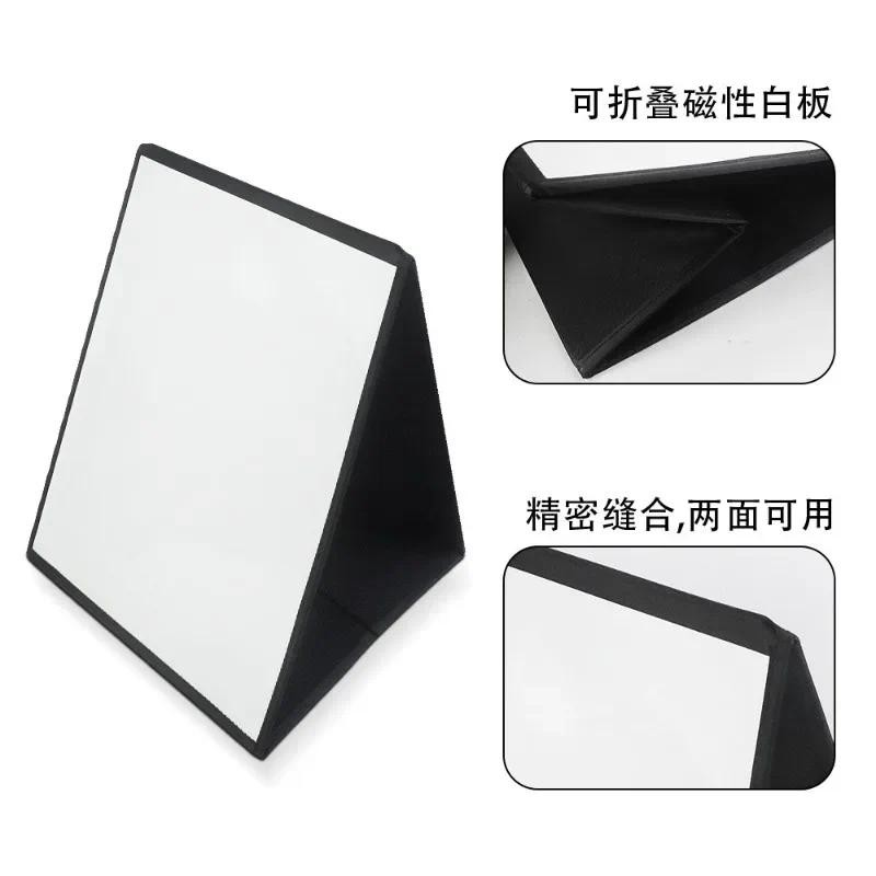

Erasable magnetic double-sided whiteboard, foldable upright erasable children's drawing board, only board, no pen，Drawing board