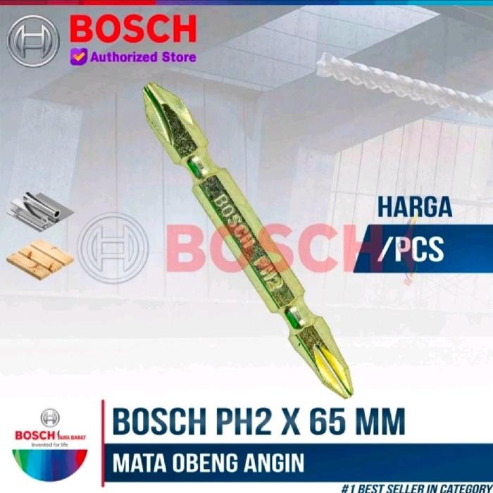 Bosch Screwdriver PH2 45mm/65mm/110mm/150mm.Mata Obeng Bosch Original. Mata Obeng Gypsum Bosch. Mata