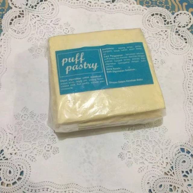 

Puff Pastry 11x11cm Isi 20 Lembar Renyah Tahan Lama