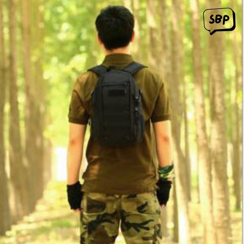 Tas Ransel Mini Militer Punggung Backpack Outdoor Pria/Wanita Model Terbaru 2022