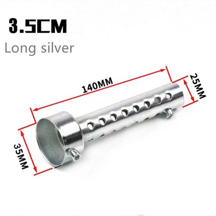 Peredam Suara Knalpot Universal Peredam Knalpot Racing Motor Stainless Muffler Peredam Suara - 3.5cm