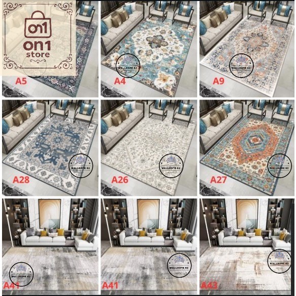 karpet Terbaru / Karpet Turkey Polyester 160x210cm/200x270cm New Motif