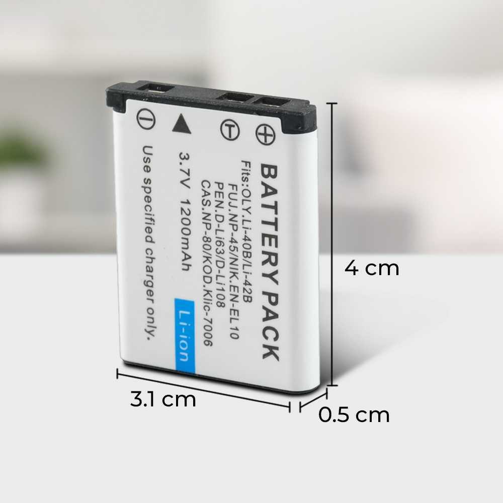 Battery NP-45 Fujifilm FinePix J10 J12 J15 J20 J25 J27 J28 J29 J30 J32 J100 J110W J120 J150W J210 J2
