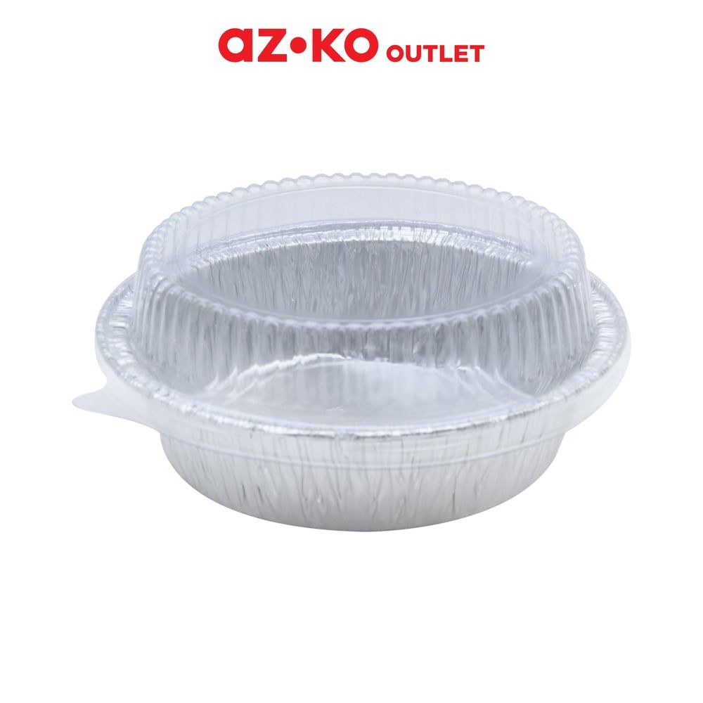 

Krischef 14.8 cm Set 5 Pcs Wadah Makanan Aluminium Foil Pembungkus Makanan Alu Foil Cup Food Packaging Tempat Macaroni Schotel Perlengkapan Makan