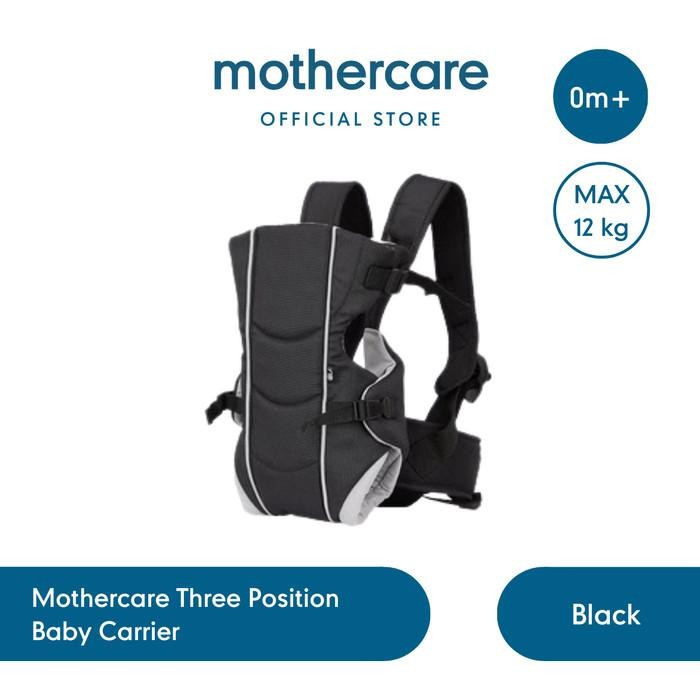 Mothercare 3 Position Baby Carrier - Gendongan Anak Bayi - Hitam