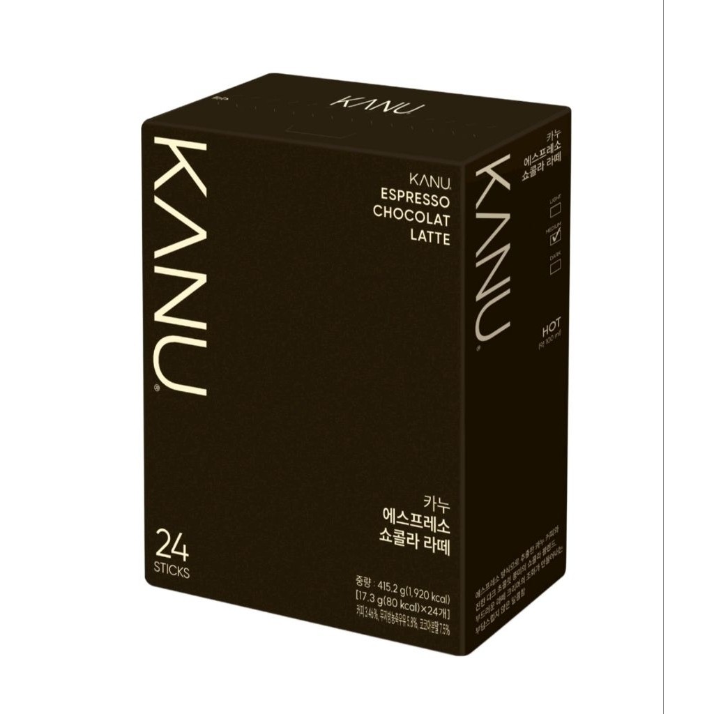 

Kanu Espresso Chocolate Latte Korea Kopi Sachet Instant Premium