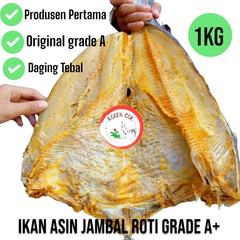 

OHI Ikan Asin Jambal Roti 1Kg Daging Super Tebal Ngeprul Asli Pangandaran KC