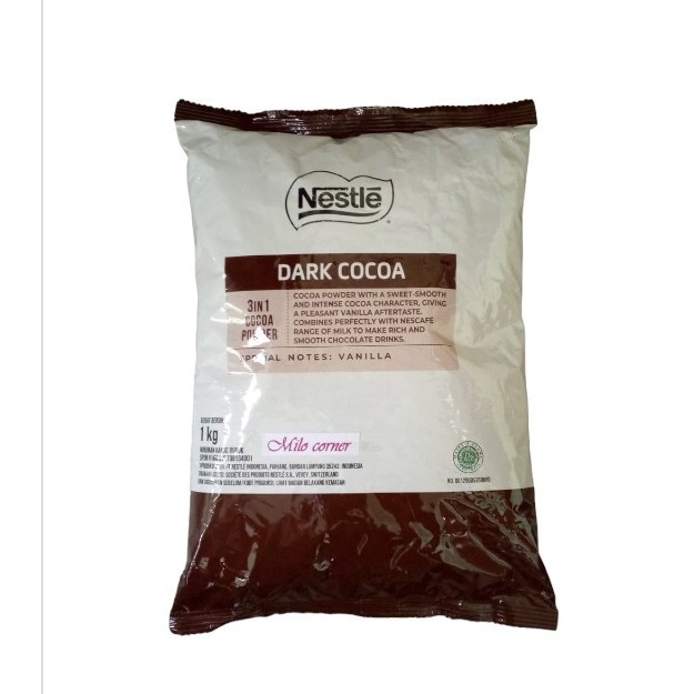 

Nestle Dark Cocoa Chocolate Alegria 1kg Kakao Bubuk Profesional