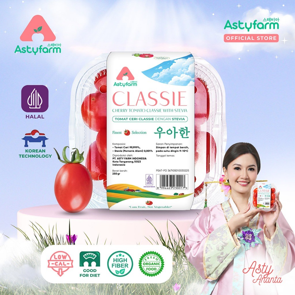 

Astyfarm - Cherry Tomato Stevia by Asty Ananta 250gr - Pasti Manis - Kualitas Premium