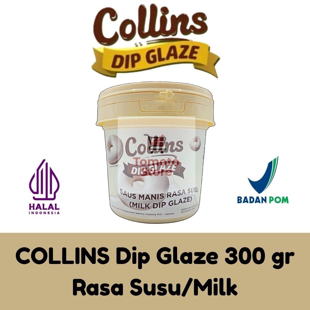 

✨ TOMOTOSTORE ✨ COLLINS Dip Glaze Milk 300 gr