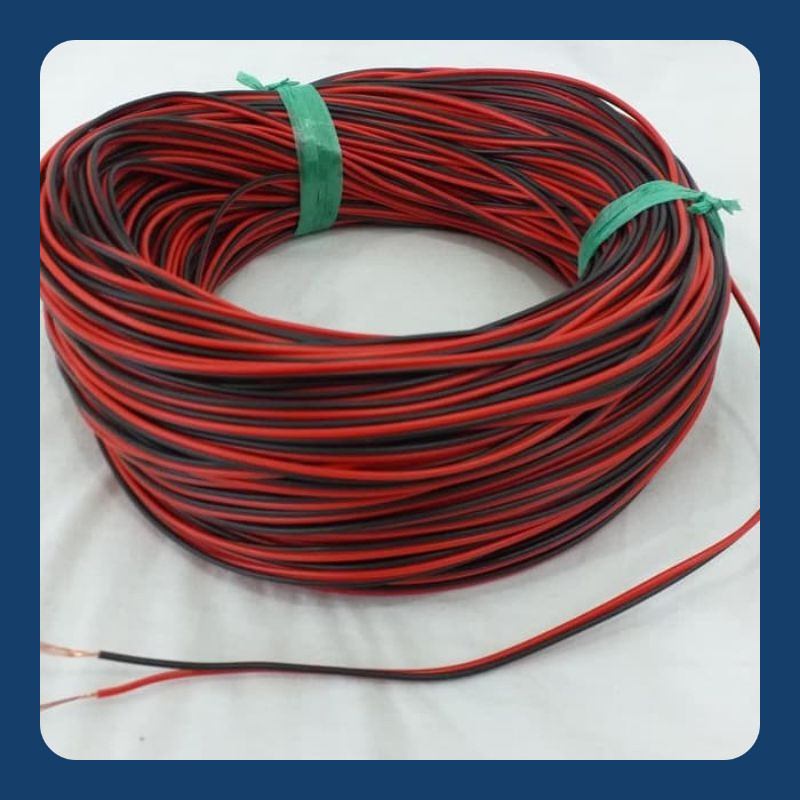 kabel serabut 2 jalur  serabut tembaga murni