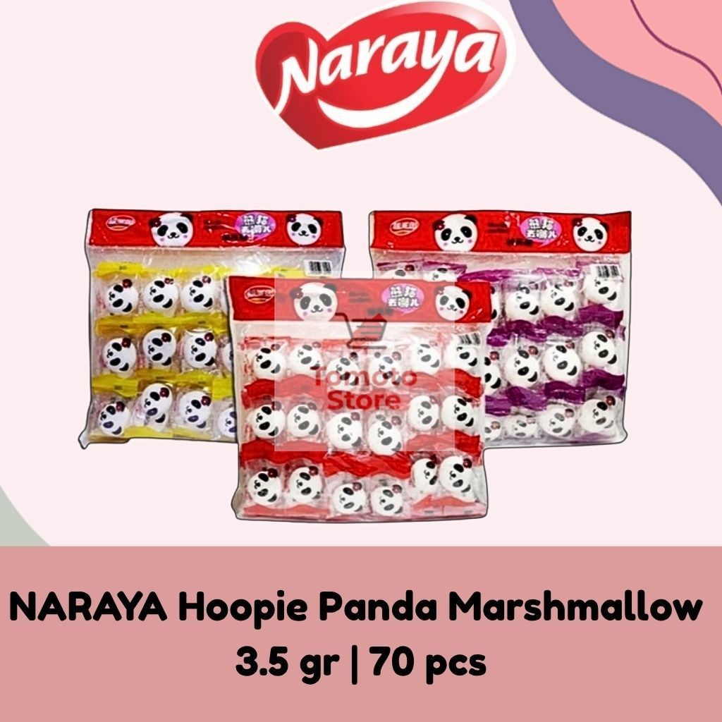 

✨ TOMOTOSTORE ✨ NARAYA Hoopie Panda Marshmallow 3.5 gr | 70 pcs