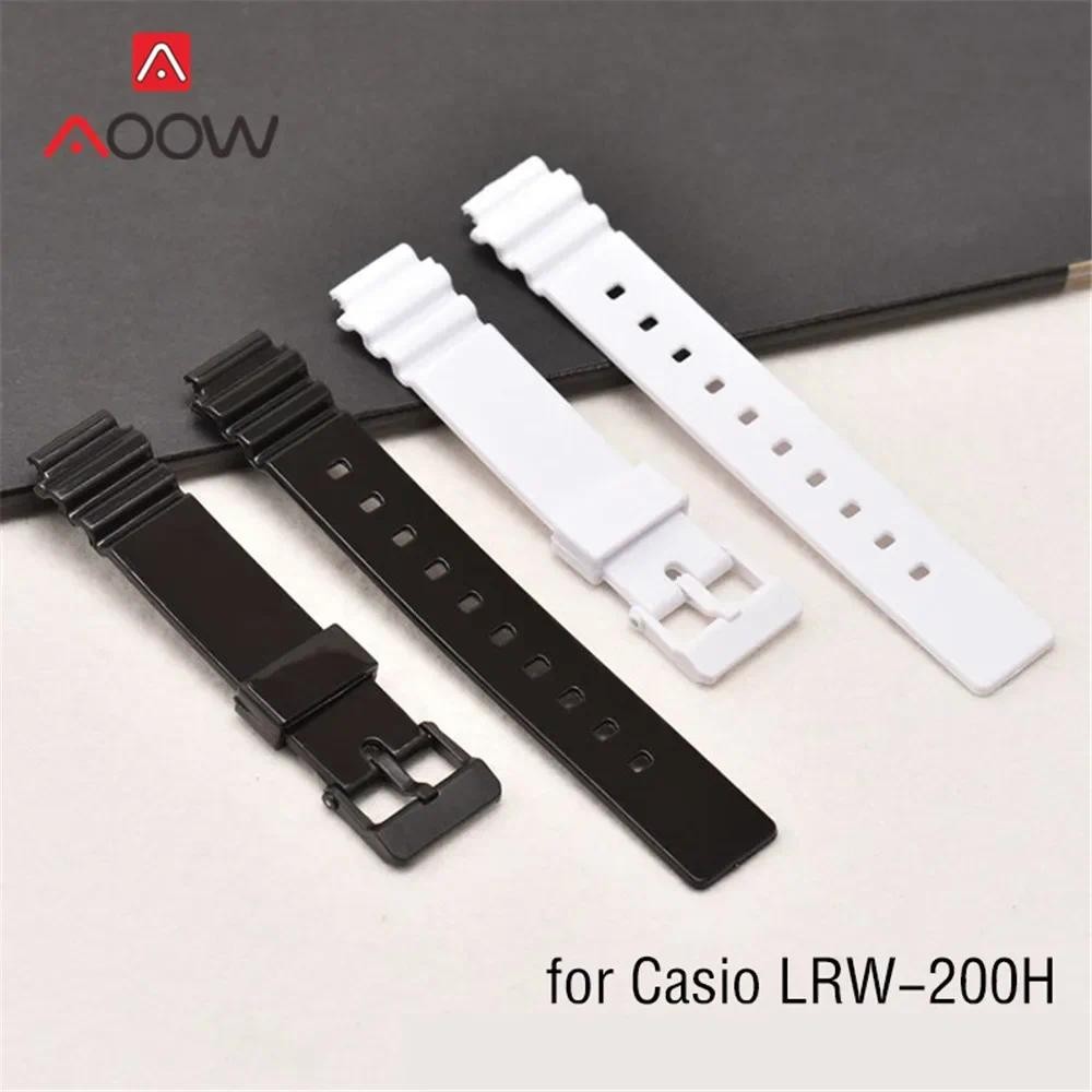 Resin Watchband for Casio LRW-200H Women Sport Waterproof Replacement Bracelet Band Strap Watch Acce