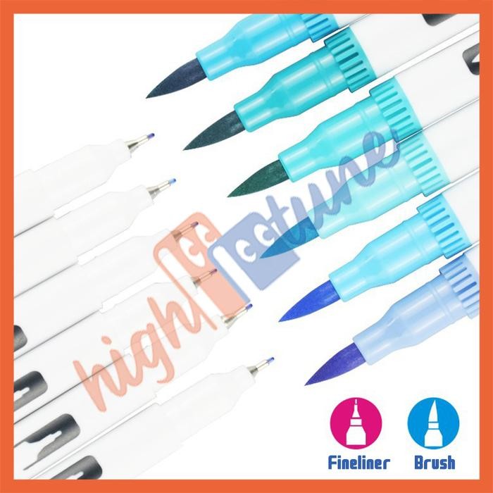 

Promo Hightune Spido Warna Brush Pen 2 Tips - 12/24/36/48/60/80/100/120 Spido Set Marker Drawing Pen - Stationery hightune spido - 12