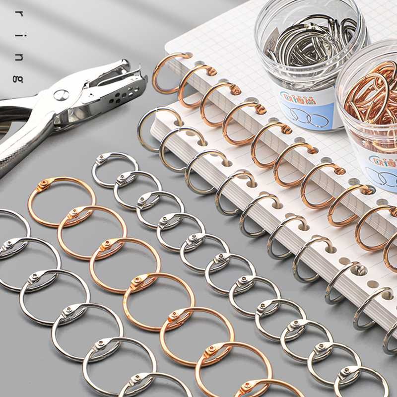 

‼️BISA COD‼️RCHMDSHPOBOS Ring Buka Tutup Buku Binder Menu Gantungan Kunci 50 PCS - OBS-8