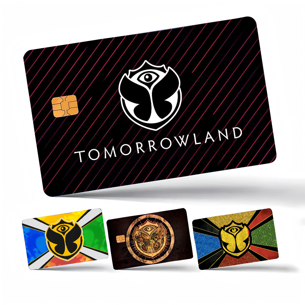 

Tomorrowland Music Logo Matte Film Cover Skin Sticker For Credit Card Bank Debit Bus Card