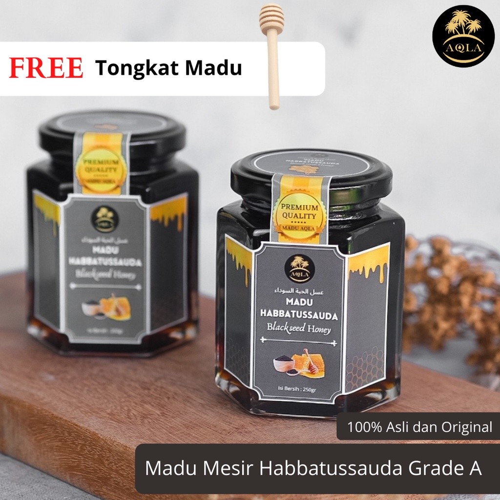

NEW MADU MESIR HABBATUSSAUDA NATURAL ASLI 100% ORIGINAL / MADU HABATUSAUDA KUALITAS PREMIUM PREMIUM