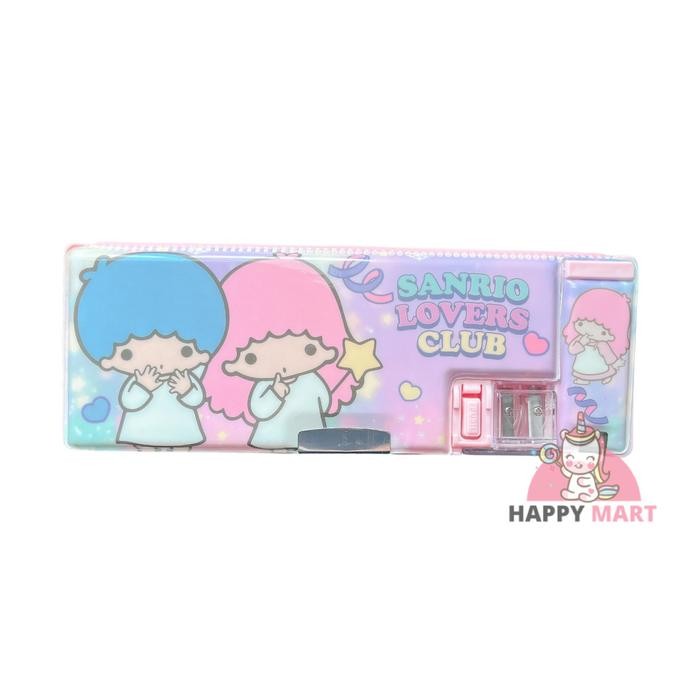 

Terlaris ~[BIG SALE] Kotak pensil sanrio LOVERS kawai kuromi / cinamonroll / pompompurim - Kiki lala