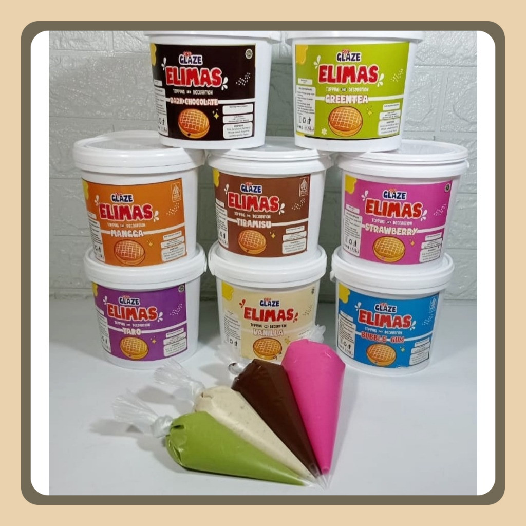 

1 Kg Dipp Glaze Elimas Banyak Varian Rasa