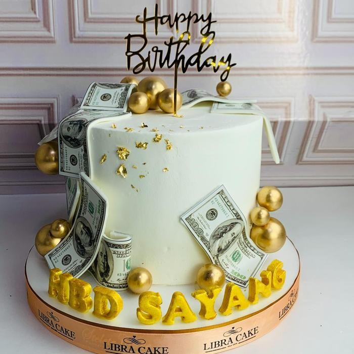 

Kue Ulang Tahun/Birthday Cake/Kue Ultah Tema dollar/Dollar Cake/Money Cake Dollar/Kue Birthday jakarta Catering Malang DMT
