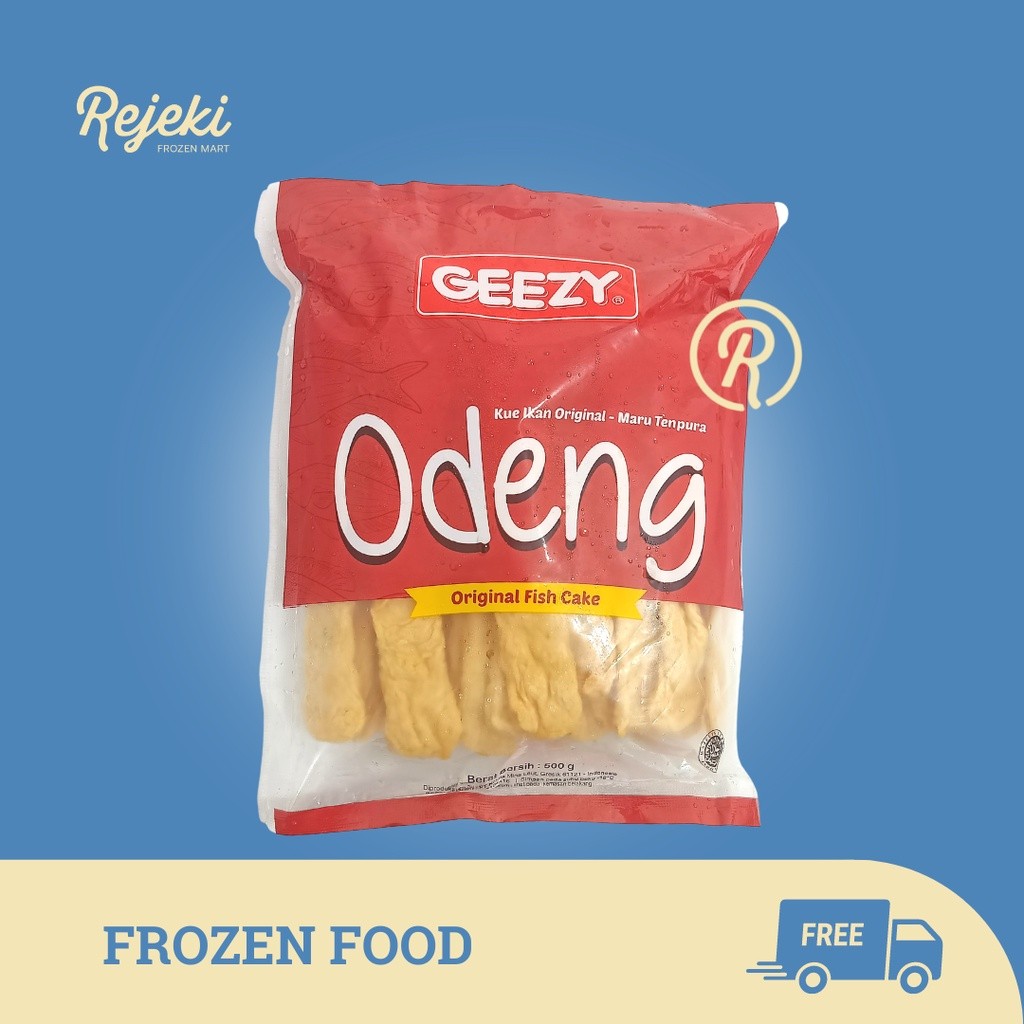 

Indomina Sunfish Geezy Odeng Original Fish Cake 500gr - Rejeki Frozen Mart