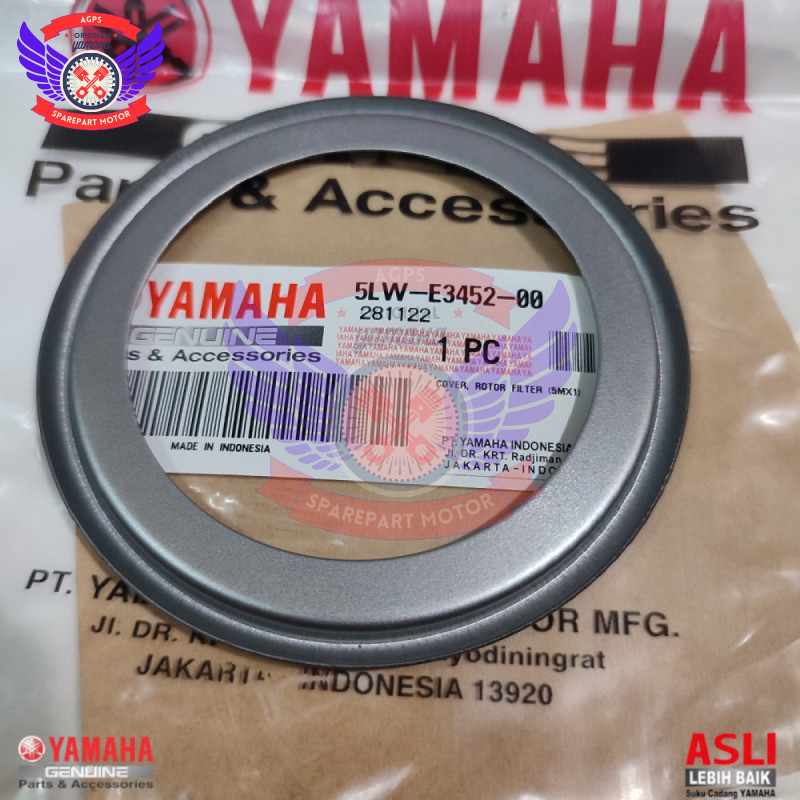 Cover rotor filter plat krek kruk as nouvo z nouvo sporty Mio sporty 5lw-e3452-00