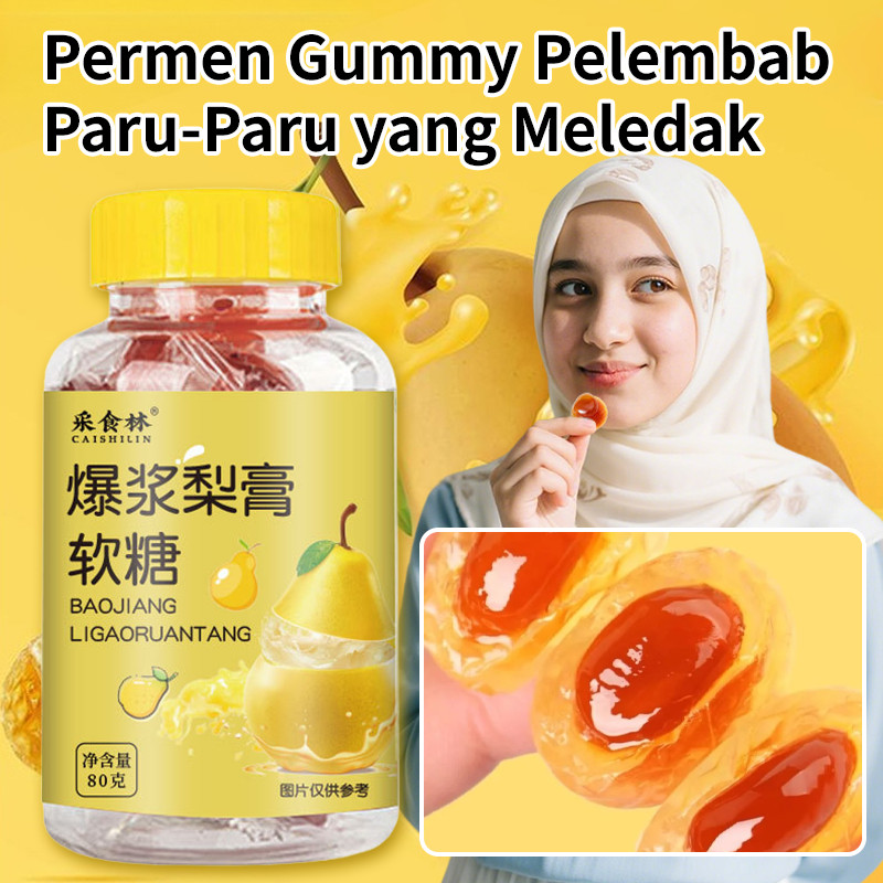 

KAPAL GRATIS ✨Permen Lunak Popping Ci Pear untuk Tenggorokan dan Paru-Paru/Permen Karet Pereda Batuk dan Penghalus Tenggorokan/Madu Pir Poping Tanpa Seduhan/Loquat dan Autumn Pear Gummy Kuyup Tenggorokan Melembutkan Paru-Paru ✅