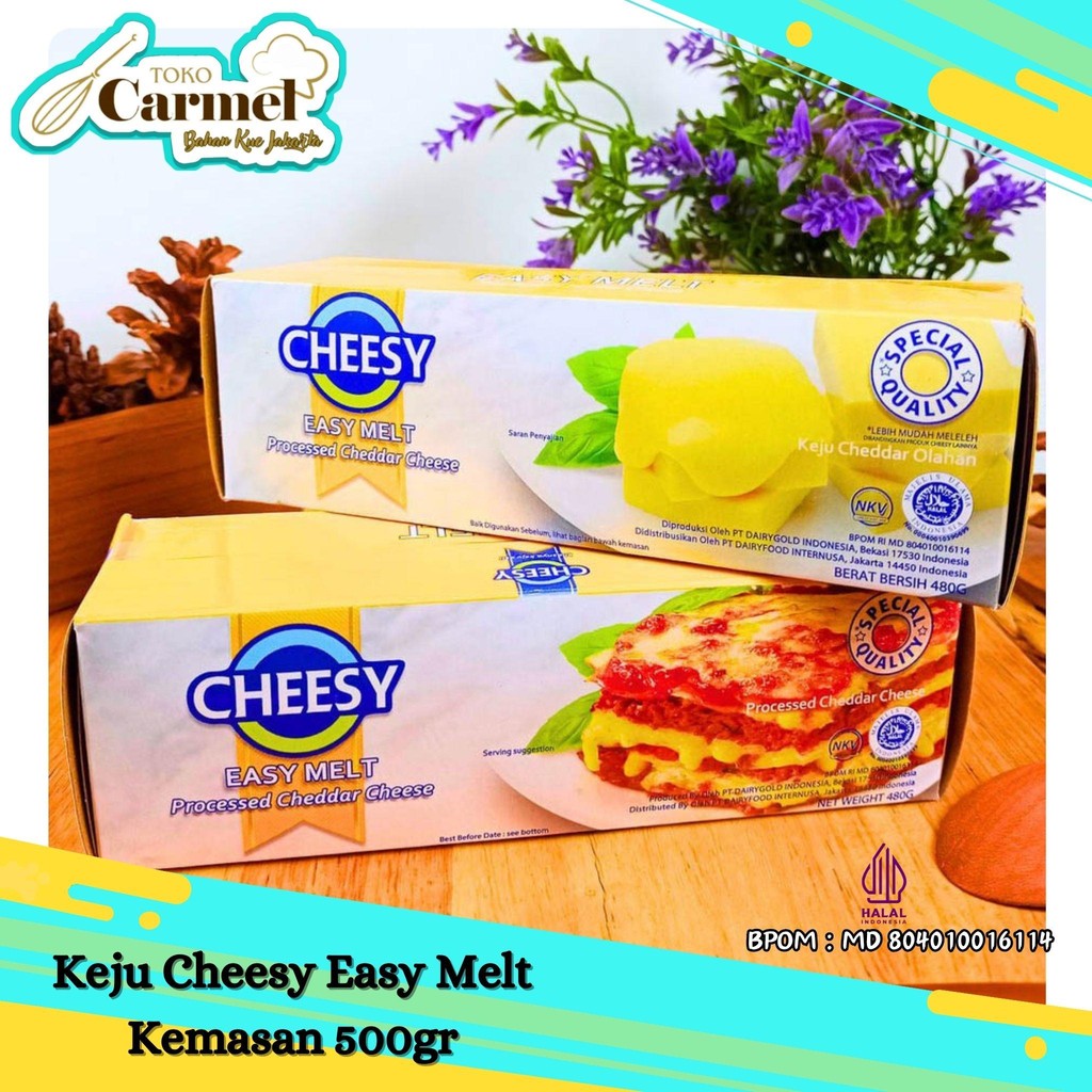

Keju Cheesy Easy Melt 500gr - Keju Leleh