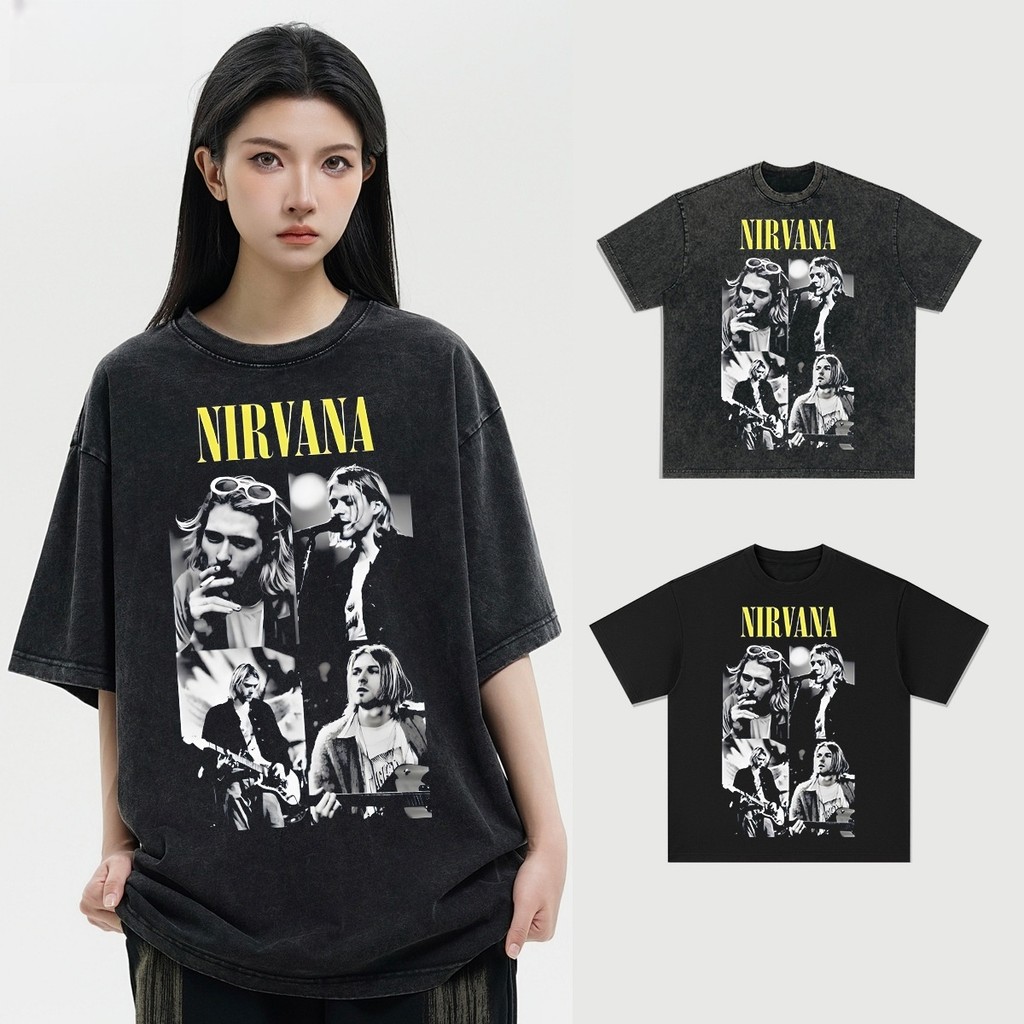 Kaos Nirvana Ukuran Besar Kaos Nirvana Vintage