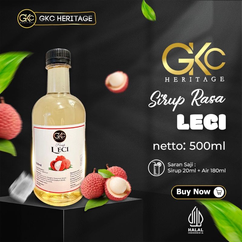 

Sirup Bali Rasa Leci GKC Heritage 500ml Halal - Lychee Syrup