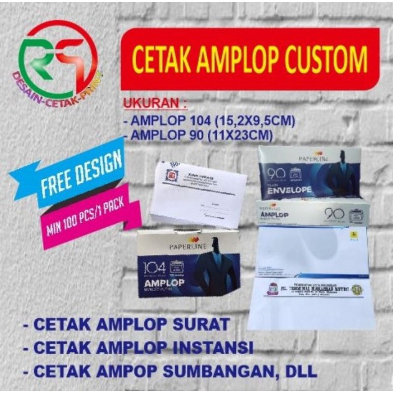 

Cetak Amplop Custom, Amplop Dinas, Amplop instansi, Amplop 90 & 104
