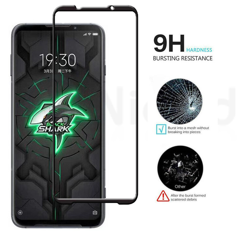 TEMPERED GLASS BLACKSHARK 1 / 2 2 PRO / 3 TEMPERED GLASS FULL COVER #PNEW