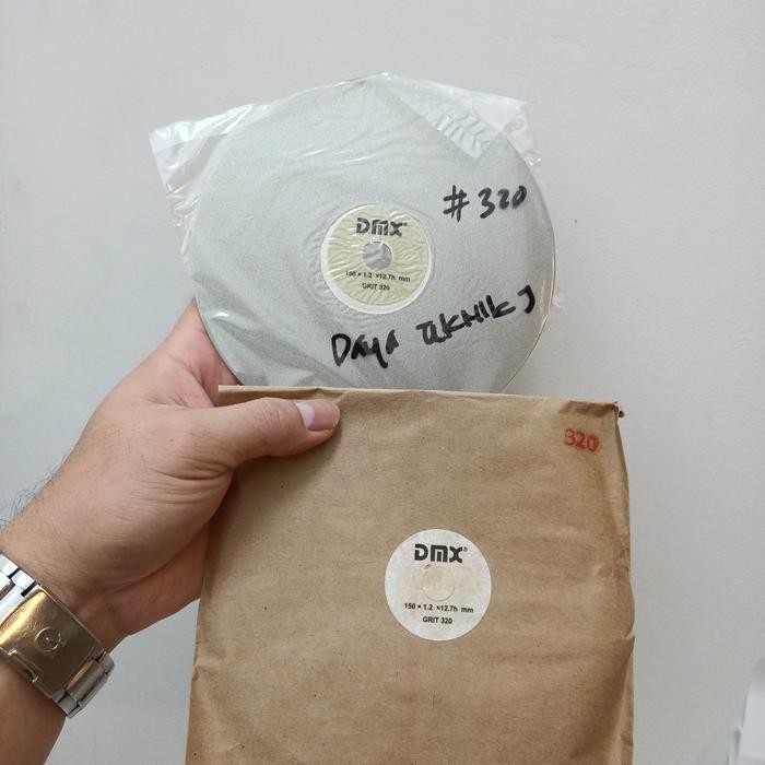 dmx asah batu akik 6" #320 / diamond wheel asah batu dmx grit 320 asahan pisau