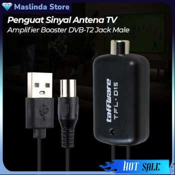 Amplifier  Antena TV  Penerima Penguat Sinyal Antena TV Mobil Amplifier Booster DVB