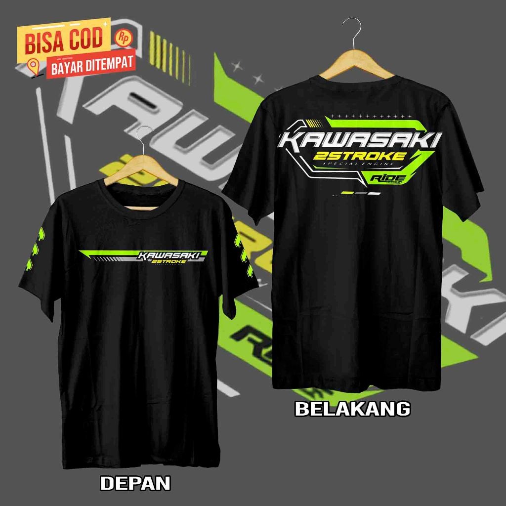 Kaos Ninja 2 Tak / Kaos 2 Stroke / Kaos Kawasaki Ninja/Kawasaki 2 Stroke / Kaos Ninja