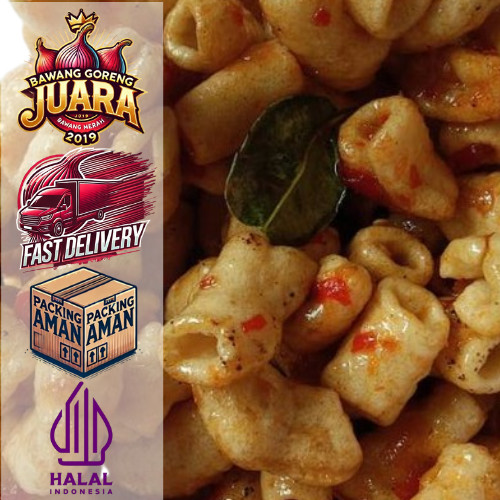 

COD MAKARONI PEDAS MANIS 250gr Makaroni Pedas Manis Gurih Makaroni Mekar Pedas Manis Camilan Snack