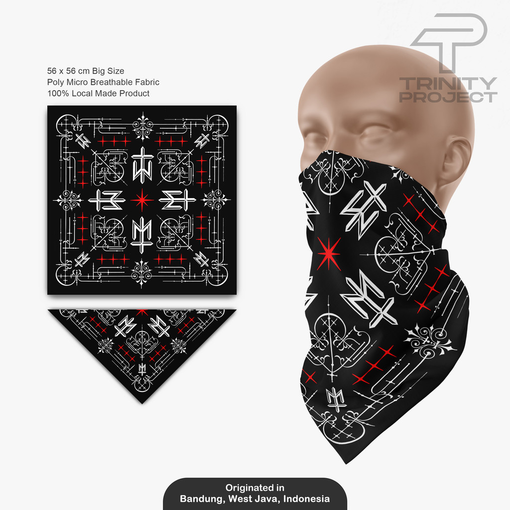 Maternal - Bandana /Paisley Scarf /Headband /Bandana Slayer Unisex /Skena Aksesoris Outfit Murah /Ba