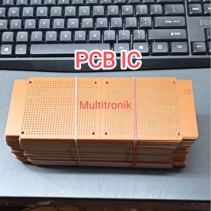 PCB IC PCB LUBANG UKURAN KAKI IC, pcb ic