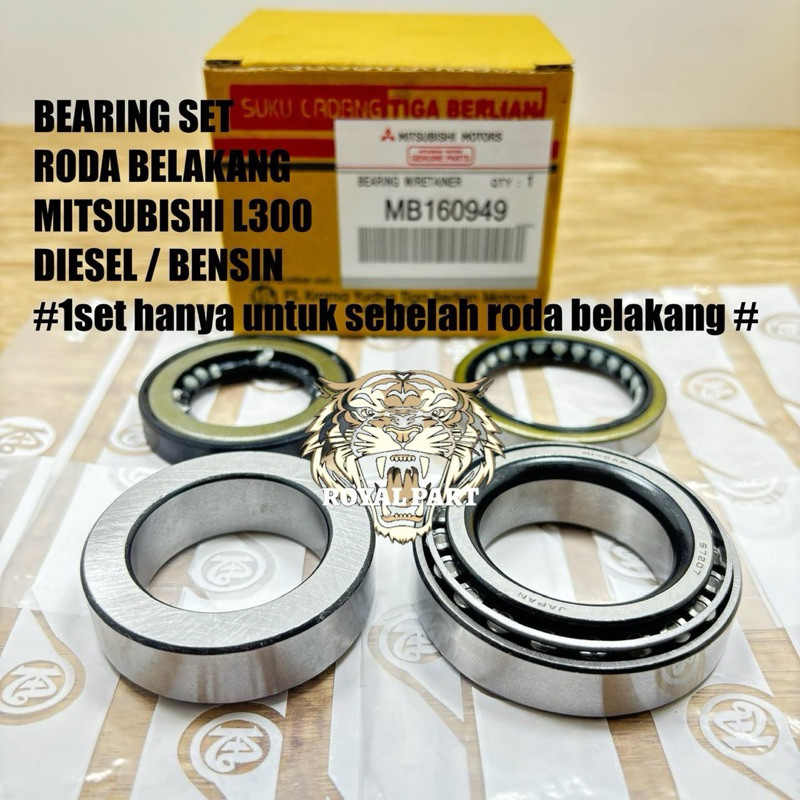 BEARING RODA BELAKANG SEBELAH SET MITSUBISHI L300 BENSIN DIESEL SOLAR DISEL RR LAHAR ( 1 SET 1 RODA 