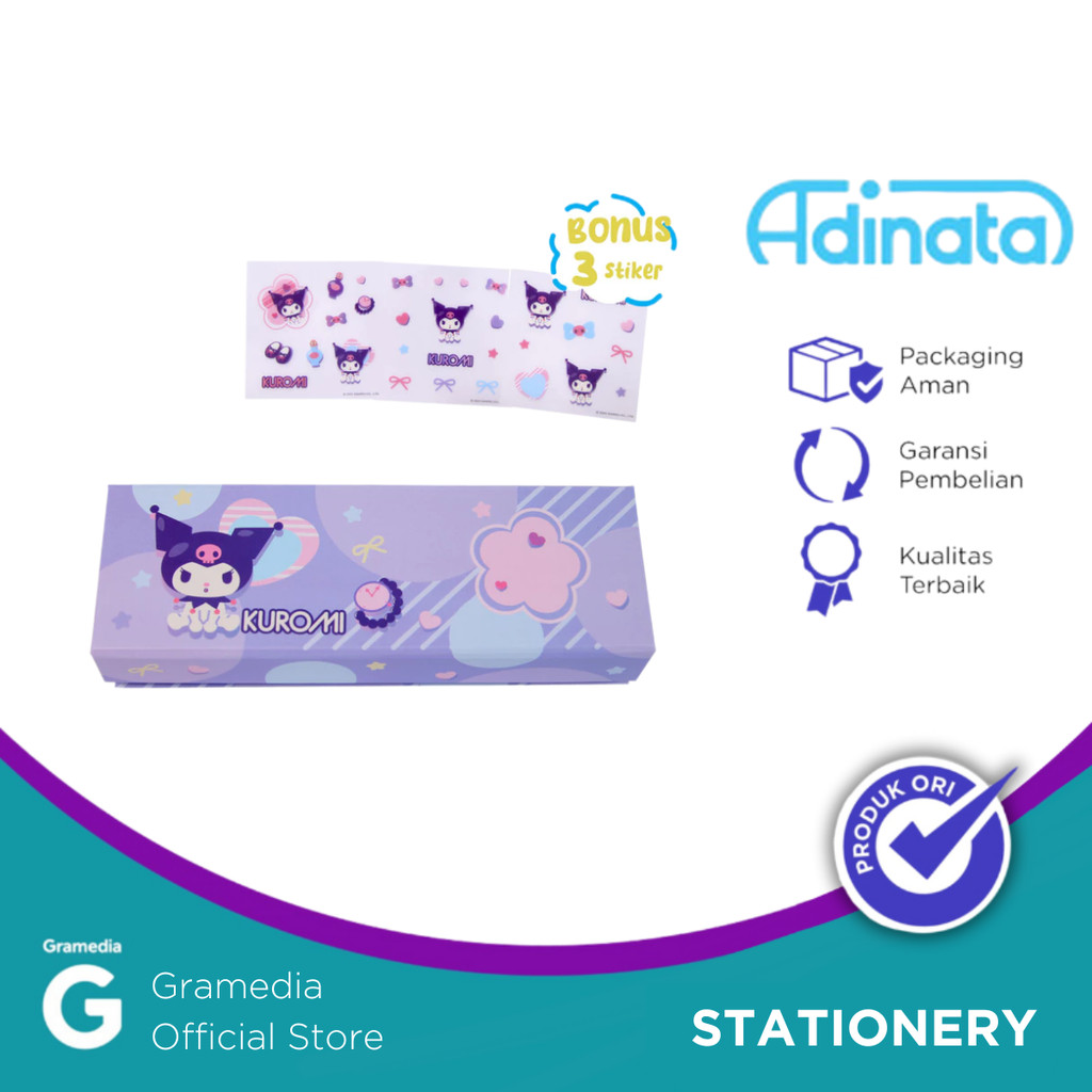 

ADI2532-1605 KU PAPER PEN CASE W/DIY STICKER