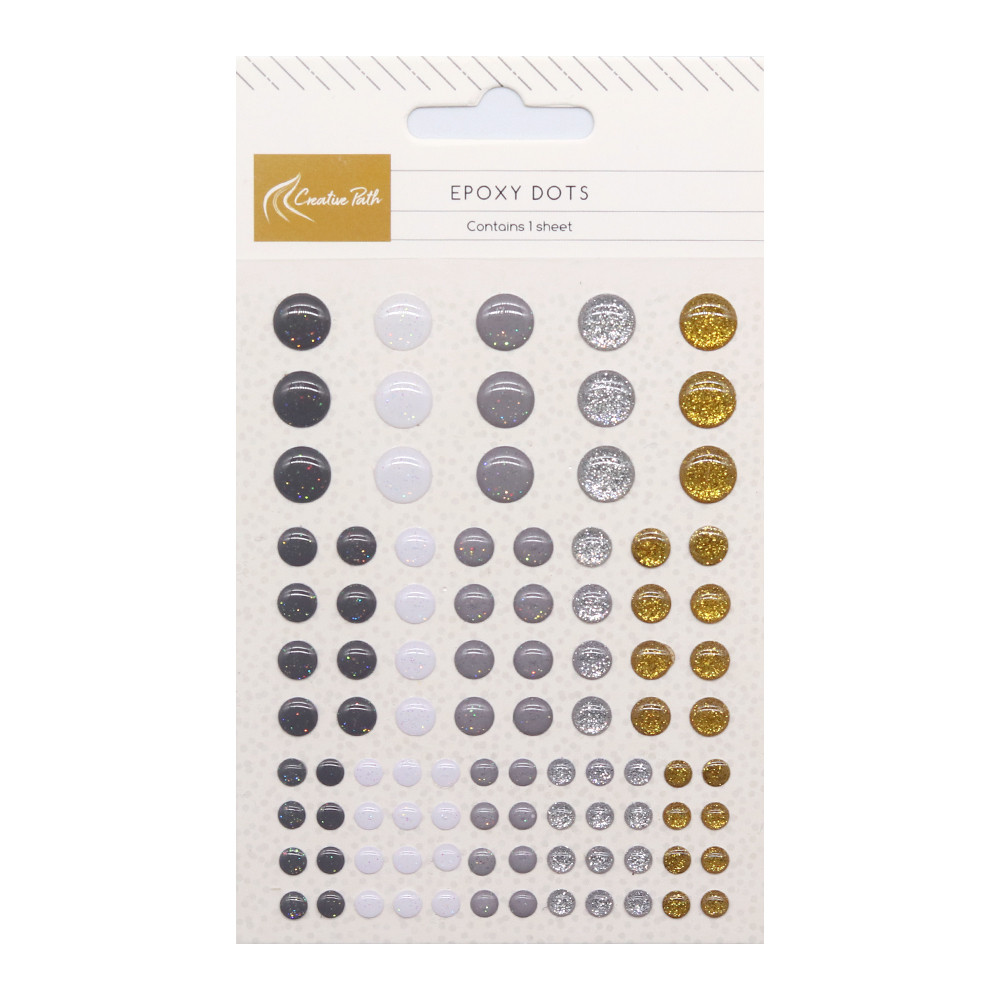 

Creative Path Enamel Dots Sprinkles Resin Epoxy Stickers Self Adhesive Crafts Embellishments Scrapbooking Cardmaking Decoration