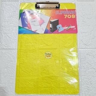 

ANDMA Papan Jalan Transparan / Papan Ujian / Clipboard / Topla Transparant Clipboard CB 709 - Kuning
