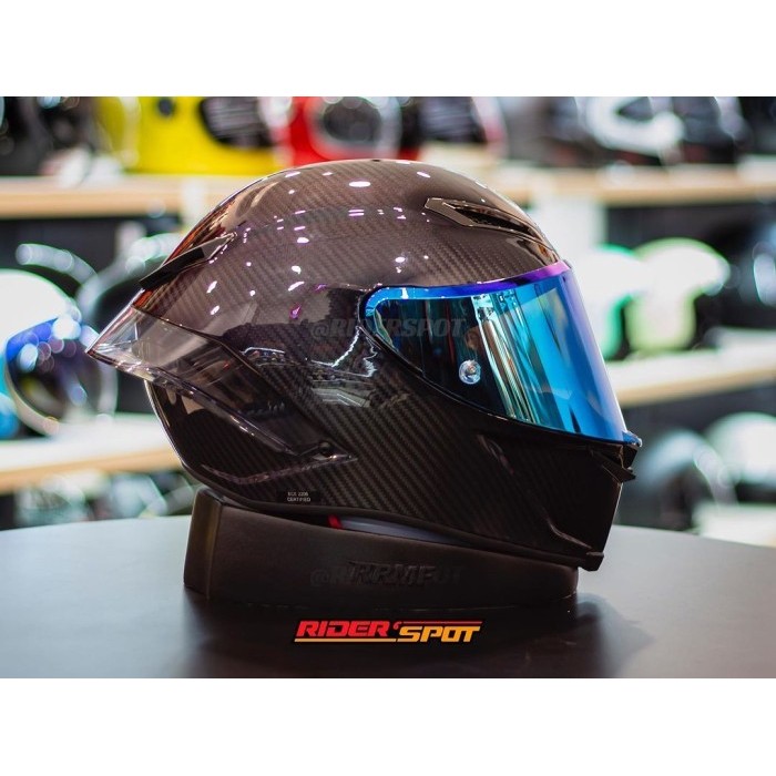 Helm Motor AGV Pista GP RR Iridium 22.06 Full Face Helmet Italy Tour