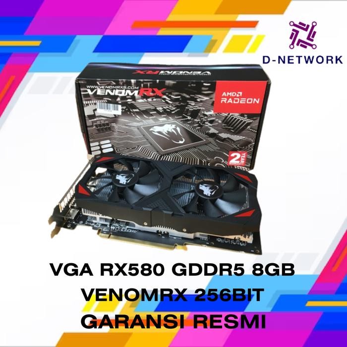 VGA AMD Radeon RX 580 8GB GDDR5 256Bit VGA RX580