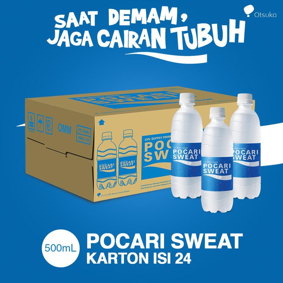 

Pocari Sweat Botol 500 ml. 1 Dus isi 24 pcs.