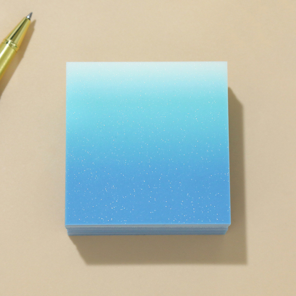 

50 sheets Student Sticker Notes Translucent PET Posted It Sticky Note Pads Notepads Posits for S ool Stationery Office Stickers